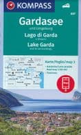 Lake Garda - Lago di Garda at 1:35,000 - Kompass 697