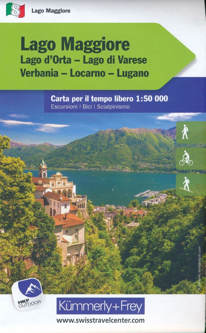 Lake Maggiore - Kummerley & Frey - 1:50,000