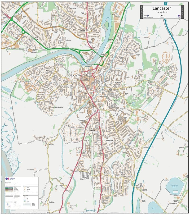 Lancaster Street Map