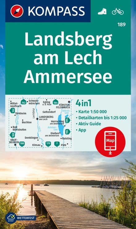 Landsberg am Lech, Ammersee - Kompass 189