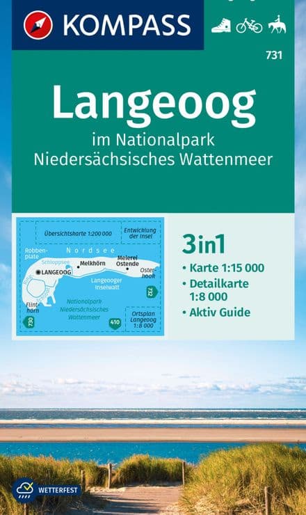Langeoog im Nationalpark Niedersächsisches Wattenmeer - Kompass 731