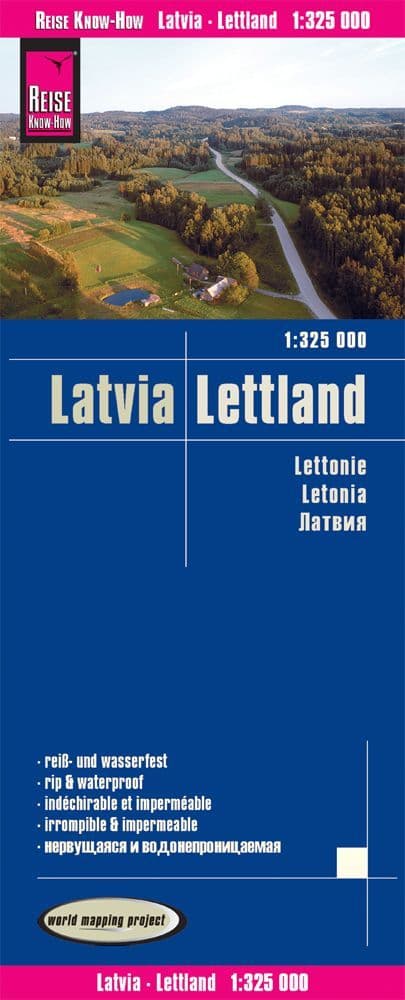 Latvia - Road Map - Reise