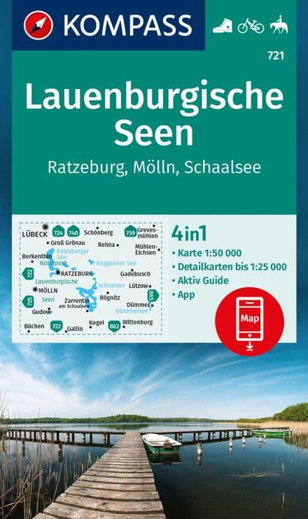 Lauenburgische Seen - Kompass 721