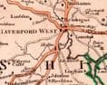 Laurie & Whittle - Nathaniel Coltman - Map of South Wales Published 1797