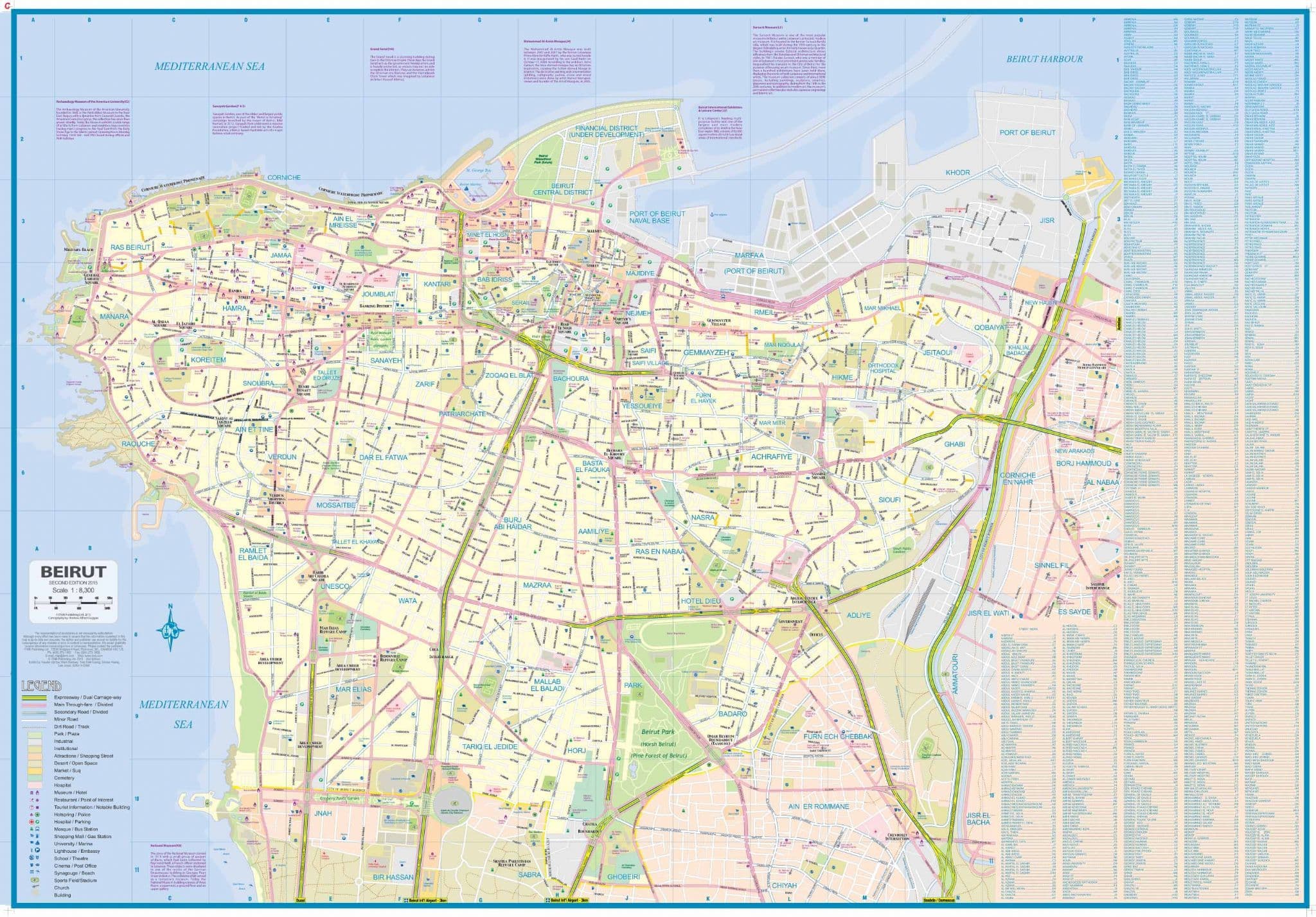 Lebanon & Beirut Road Map - ITM