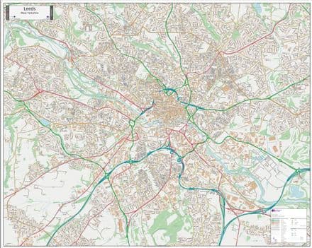 Leeds Street Map 2021