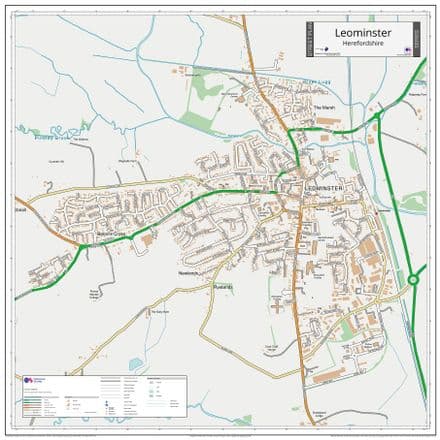 Leominster Street Map 2021