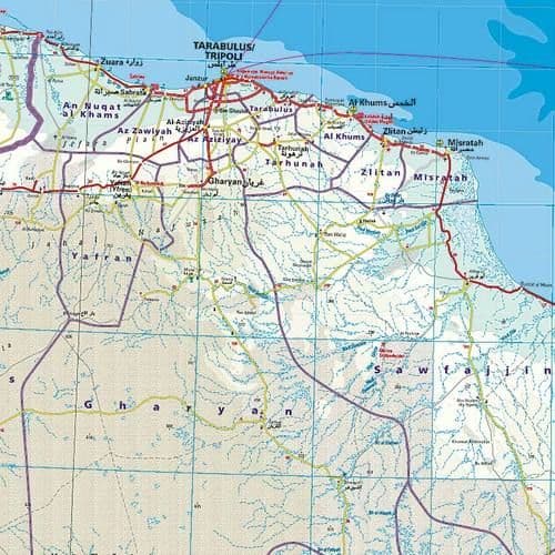 Libya Road Map - Reise