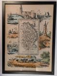 Lincolnshire - by 'Reuben Ramble' - Reproduction County Map