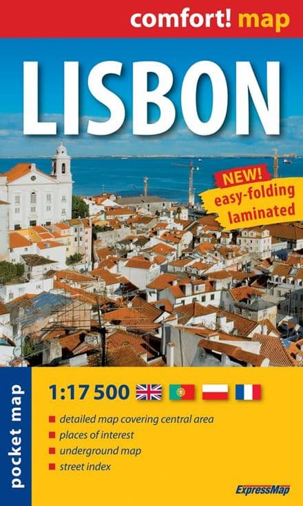 Lisbon - Laminated Street Map Mini - Express