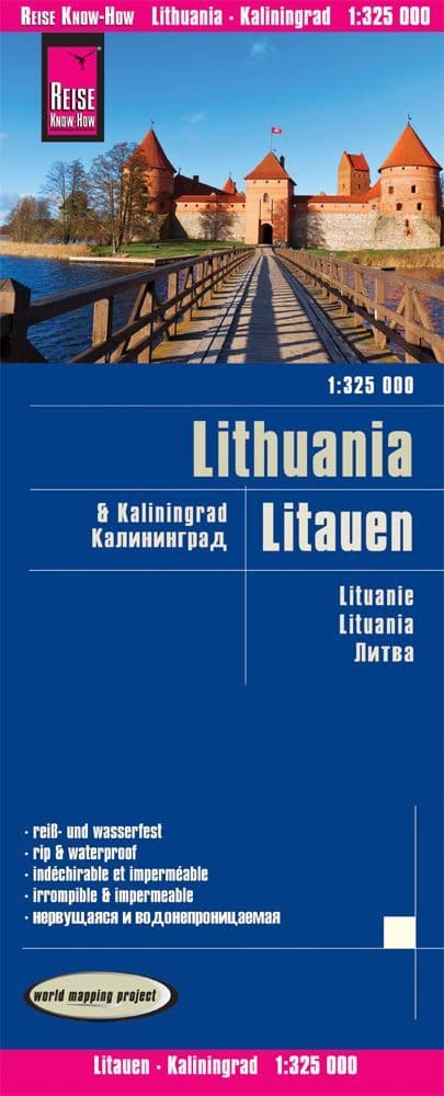 Lithuania Road Map - Reise know How
