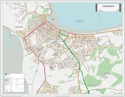 Llandudno Street Map 2021