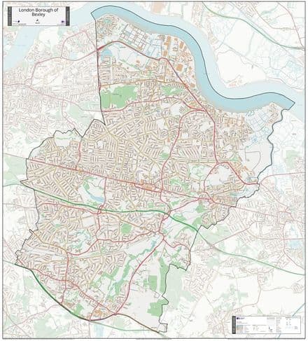London Borough of Bexley - Street Map