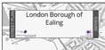 London Borough of Ealing - Street Map - 2026