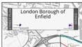 London Borough of Enfield - Street Map - 2026