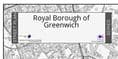 London Borough of Greenwich - Street Map - 2026