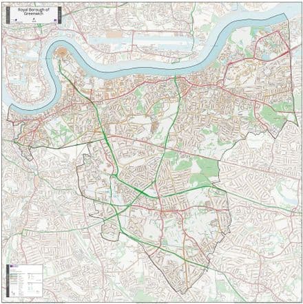 London Borough of Greenwich - Street Map