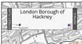 London Borough of Hackney - Street Map - 2026