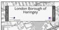 London Borough of Haringey - Street Map - 2026
