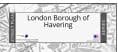 London Borough of Havering - Street Map - 2026