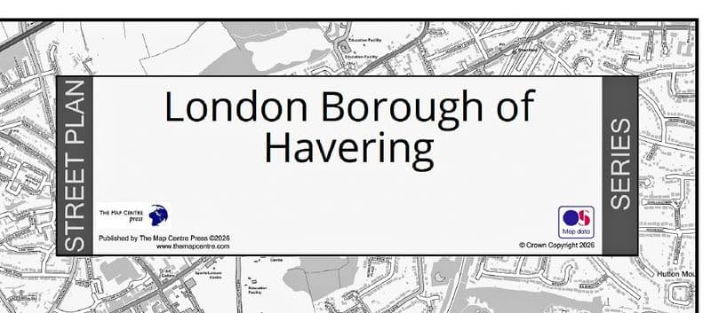 London Borough of Havering - Street Map - 2026