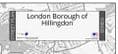 London Borough of Hillingdon - Street Map - 2026
