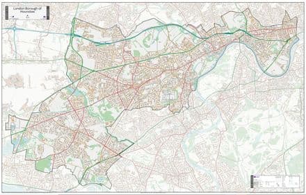 London Borough of Hounslow - Street Map