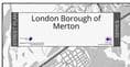 London Borough of Merton - Street Map - 2026