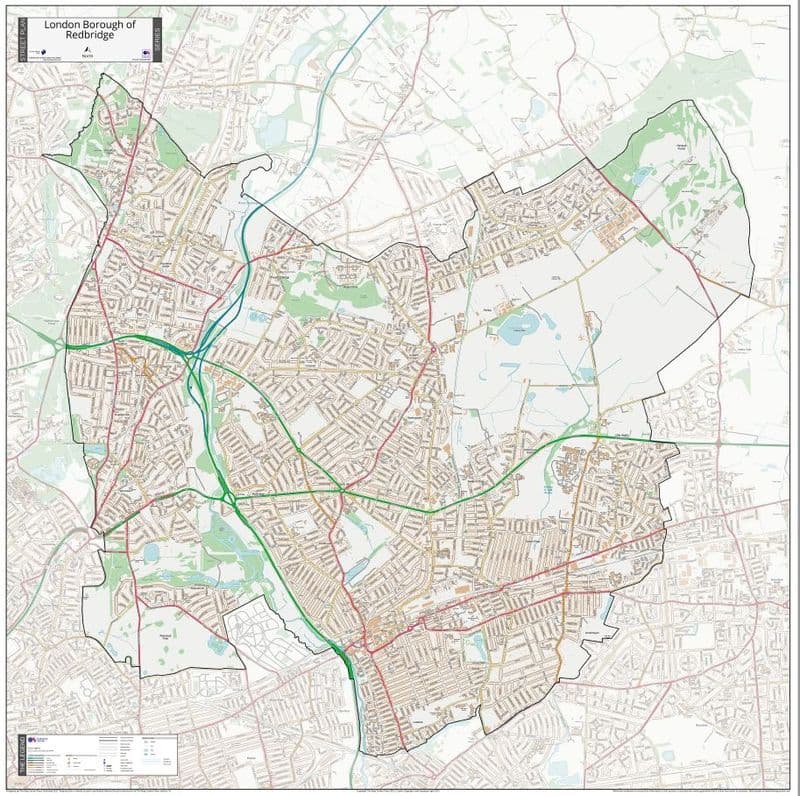 London Borough of Redbridge - Street Map