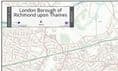 London Borough of Richmond upon Thames - Street Map