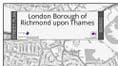 London Borough of Richmond upon Thames - Street Map - 2026
