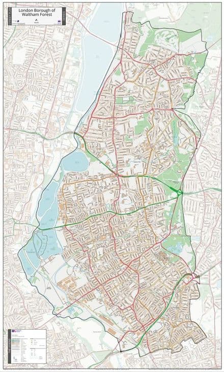 London Borough of Waltham Forest - Street Map