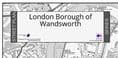 London Borough of Wandsworth - Street Map - 2026