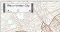 London Borough of Westminster - Street Map