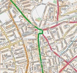 London Borough Street Wall Maps