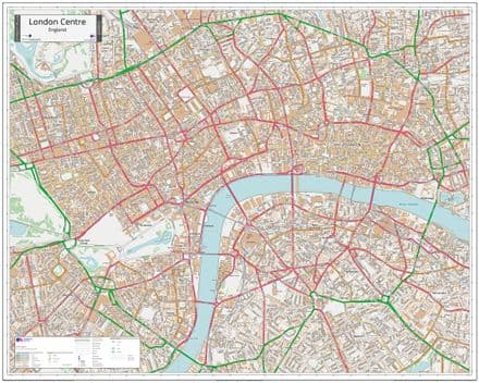 London Centre Street Map 2021