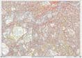 London - South West - SW - Postcode Sector Wall Map