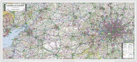 London to Cardiff - Special Road Map
