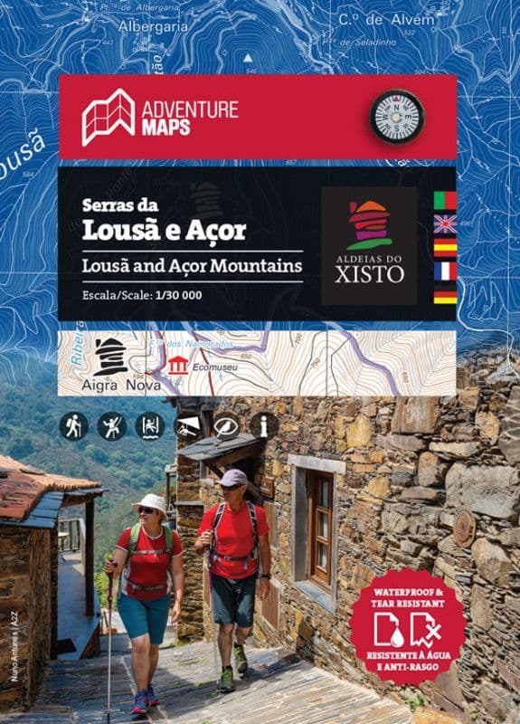 Lousã and Açor Mountains - Schist Villages - Adventure Map