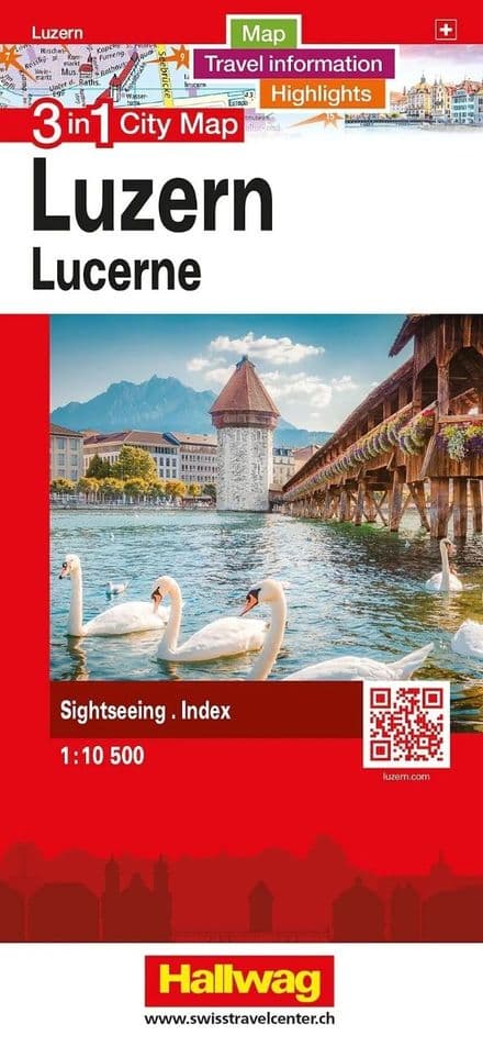 Lucerne City Street Map - Hallwag
