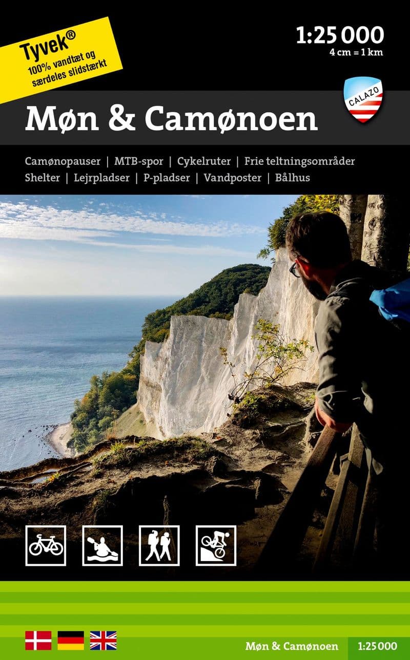 Møn & Camønoen - Calazo Hiking Map (DK.WK.070)