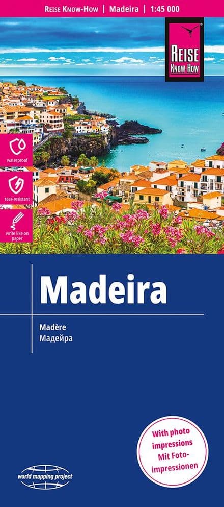 Madeira - Reise Holiday Map - 1:45,000