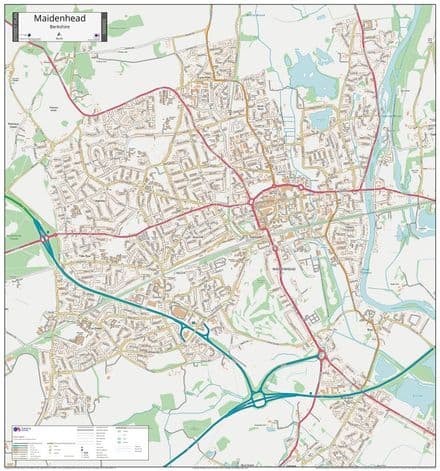 Maidenhead Street Map 2021