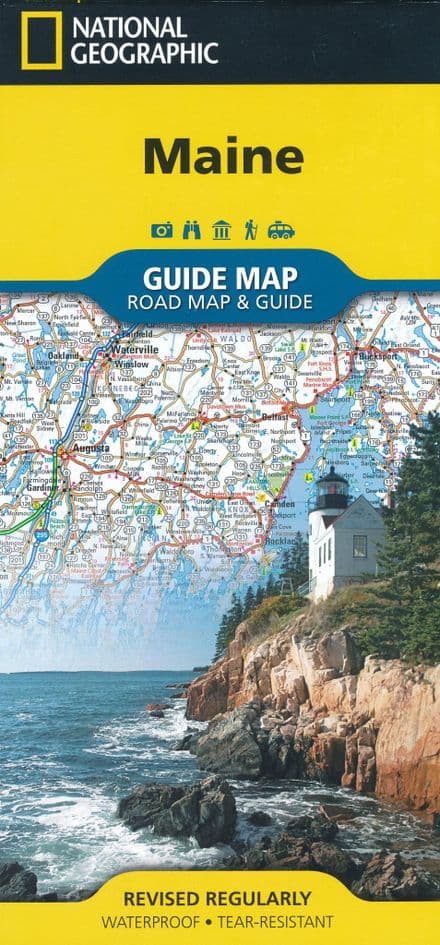 Maine Road Map & Travel Guide GM26