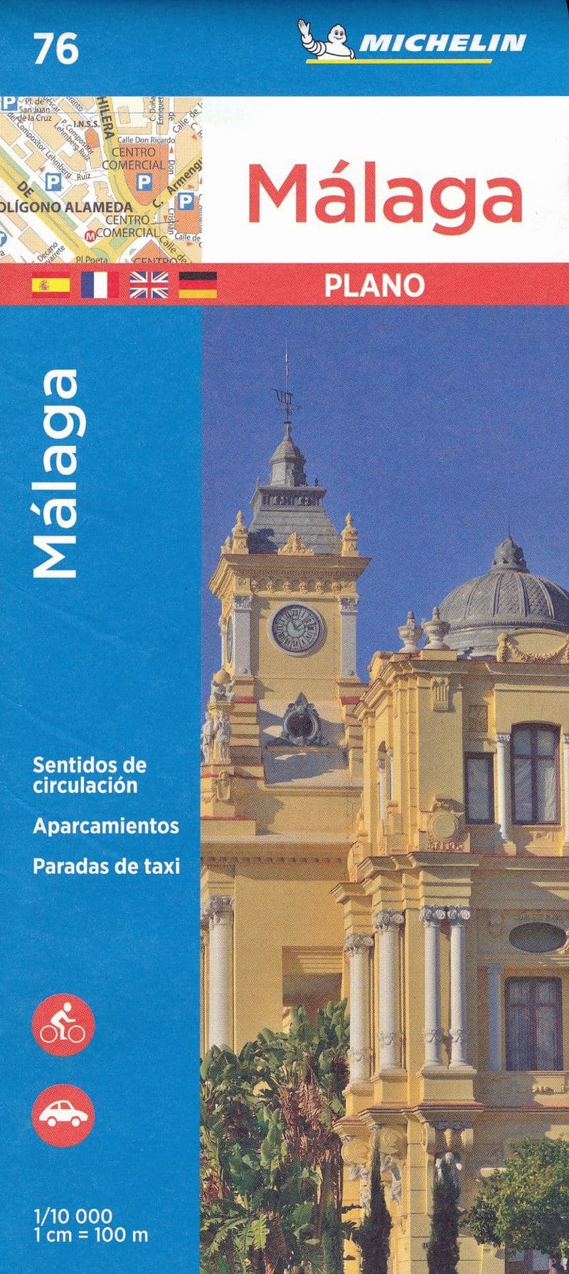 Malaga Street Map Michelin 19076