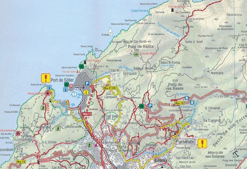 Mallorca - 2 Map Set & Guide - F&B Cycling Hiking Map 1 50 000