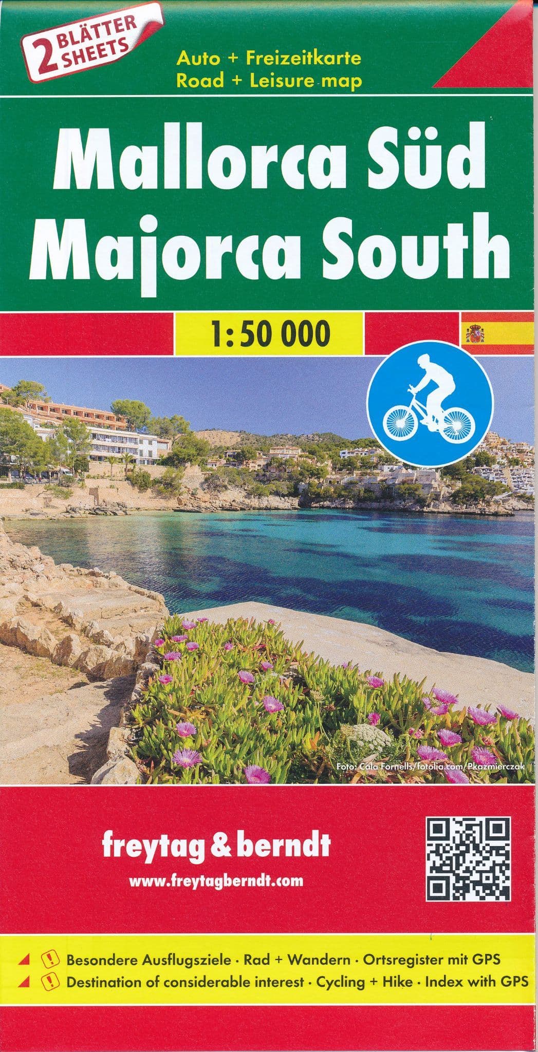 Mallorca - 2 Map Set & Guide - F&B Cycling Hiking Map 1 50 000
