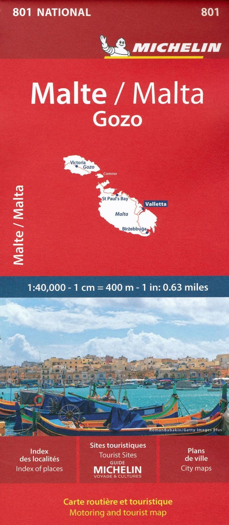 Malta & Gozo - Michelin Map - 801