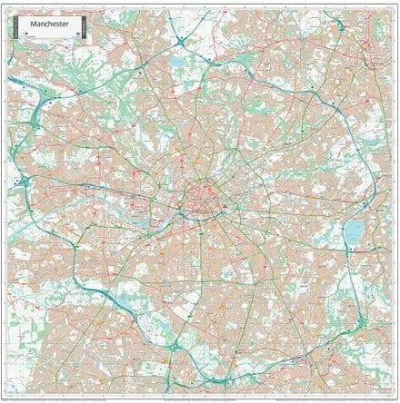 Manchester Main Road Planning Map