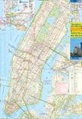 Manhattan and New York State Travel Map